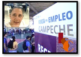 En Campeche, ferias de empleo impulsan contrataciones a través de programa federal. 